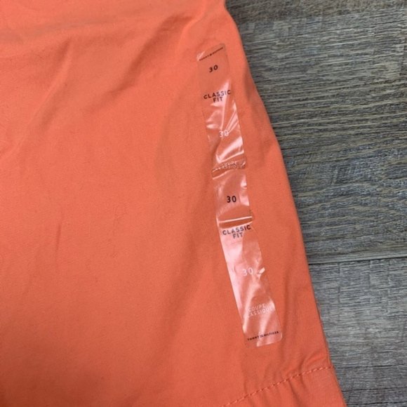 Tommy Hilfiger Mens Classic Fit Shorts 30 Orange - Picture 6 of 6